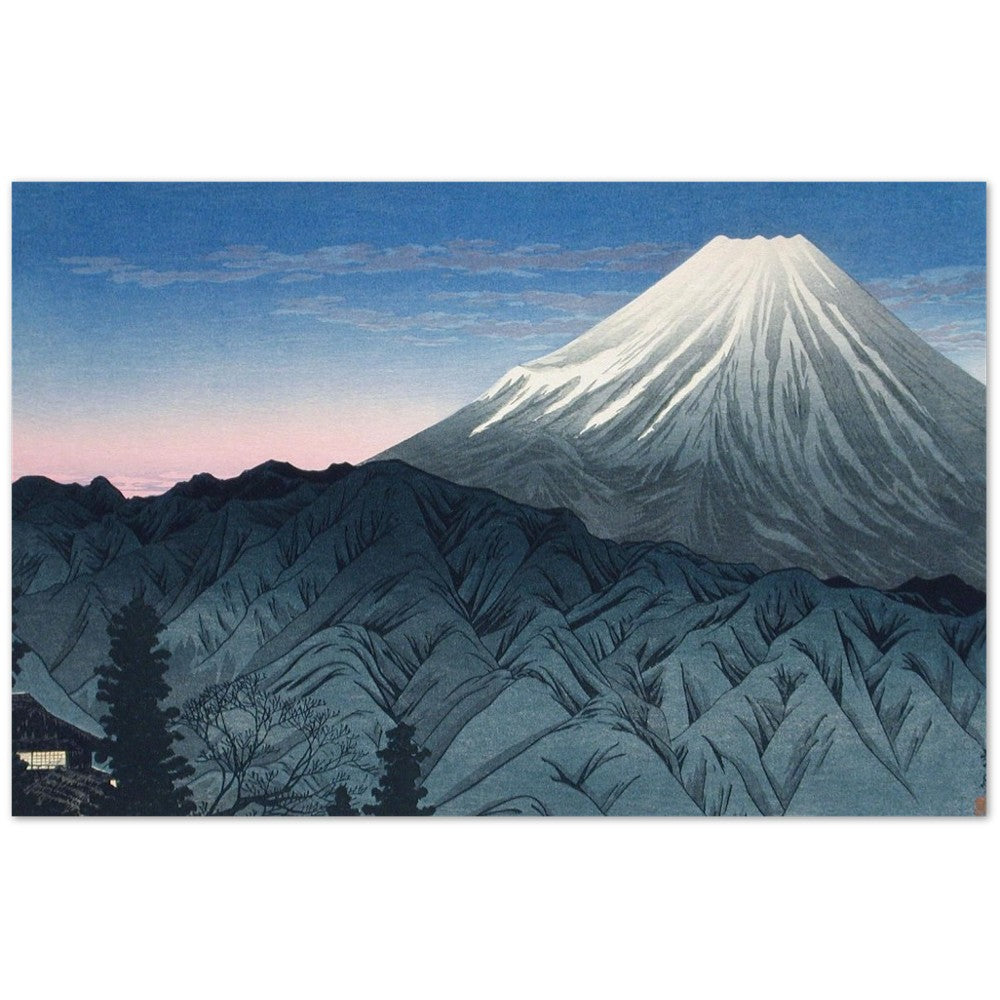 Poster Mount Fuji From Hakone (1930) von Hiroaki Takahashi – Klassisches mattes Papier