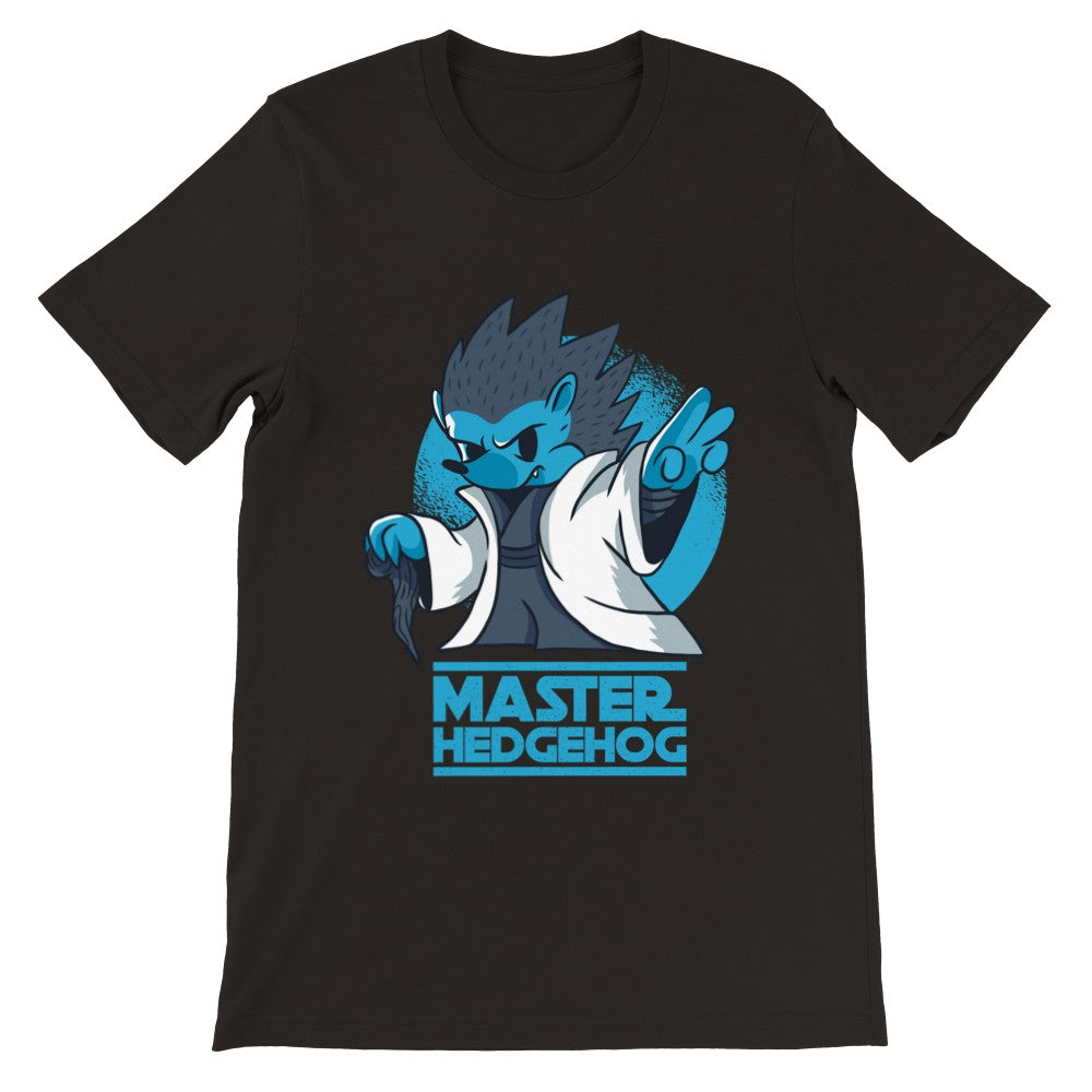 Quote T-shirt - Funny Designs Artwork - Master Hedgehog Premium Unisex T-shirt