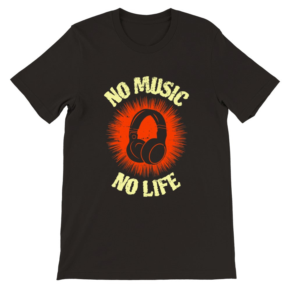 Musik T-shirts - Mo Music No Life - Premium Unisex T-shirt