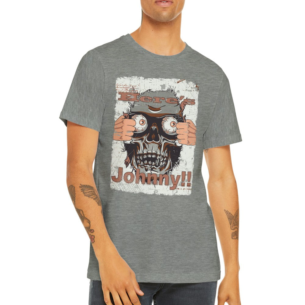 Film Artwork T-Shirts - Hier ist Johnny - Premium Unisex T-Shirt 