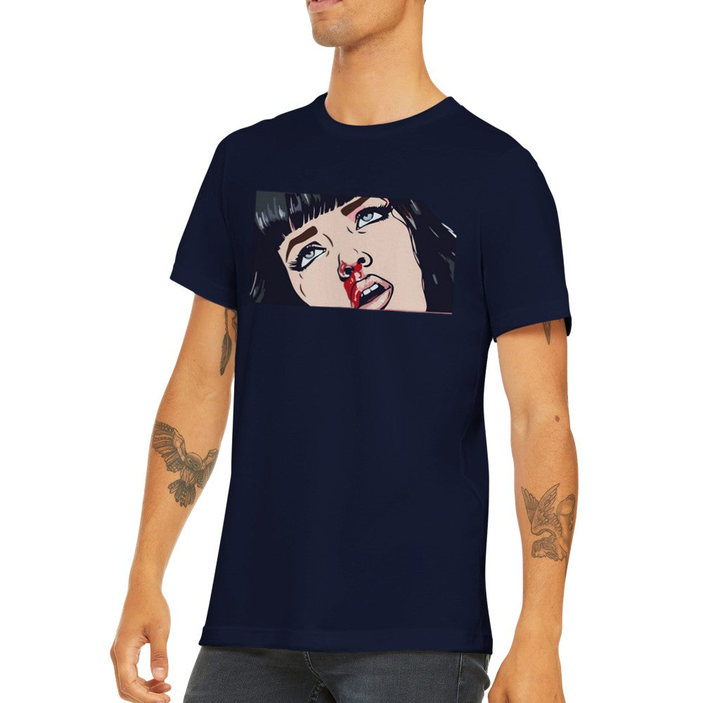 T-shirt - Fiction Artwork - Mia Nose Bleed Premium Unisex T-shirt