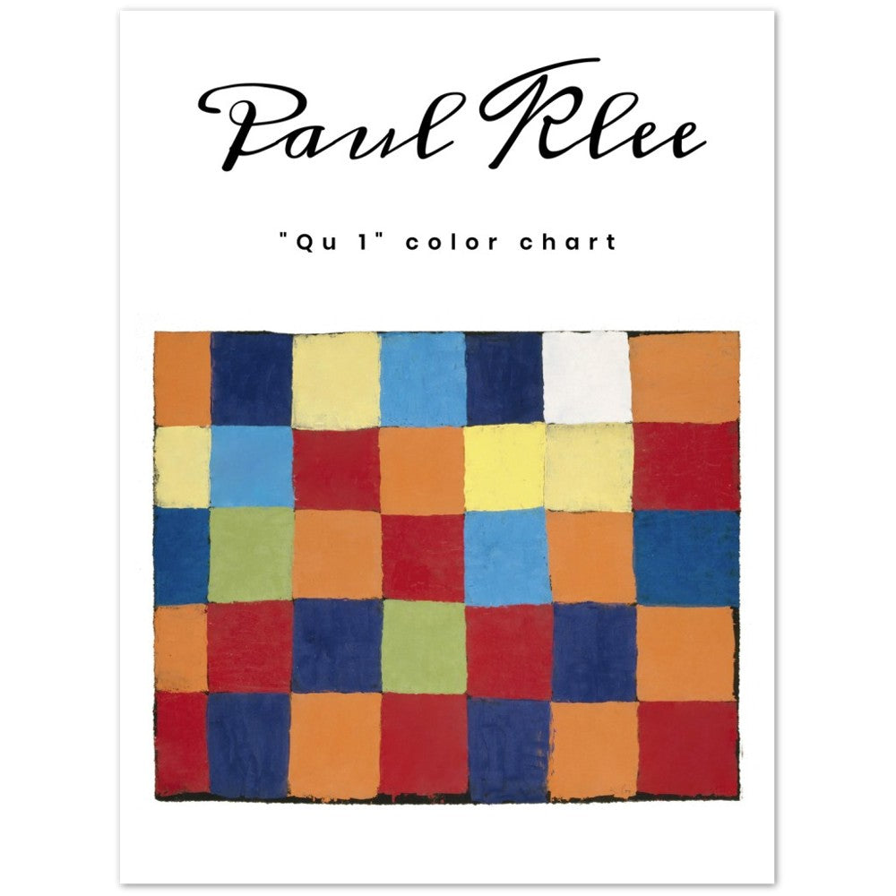 Plakat - Paul Klee "Qu 1" (1930) - Original aus dem Kunstmuseum Basel