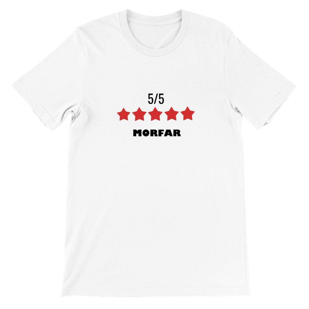 Sjove T-shirts - 5 Stjernet Morfar - Premium Unisex T-shirt