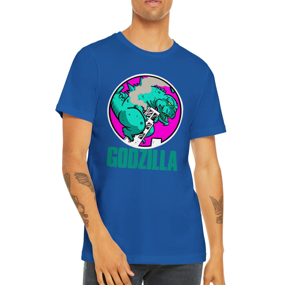 T-shirt - Godzilla Artwork - Retro Cartoon Art Premium Unisex T-shirt