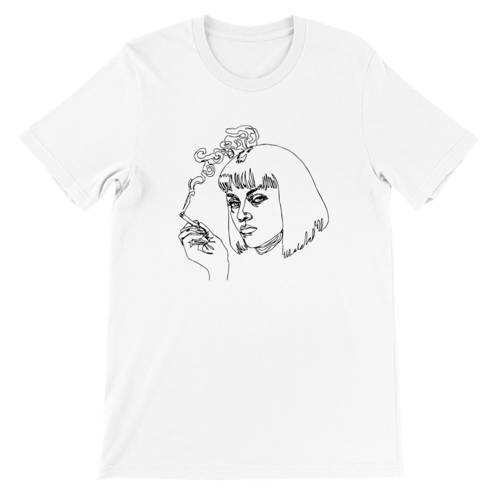 T-shirt - Fiction Artwork - Mia Drawing Premium Unisex T-shirt