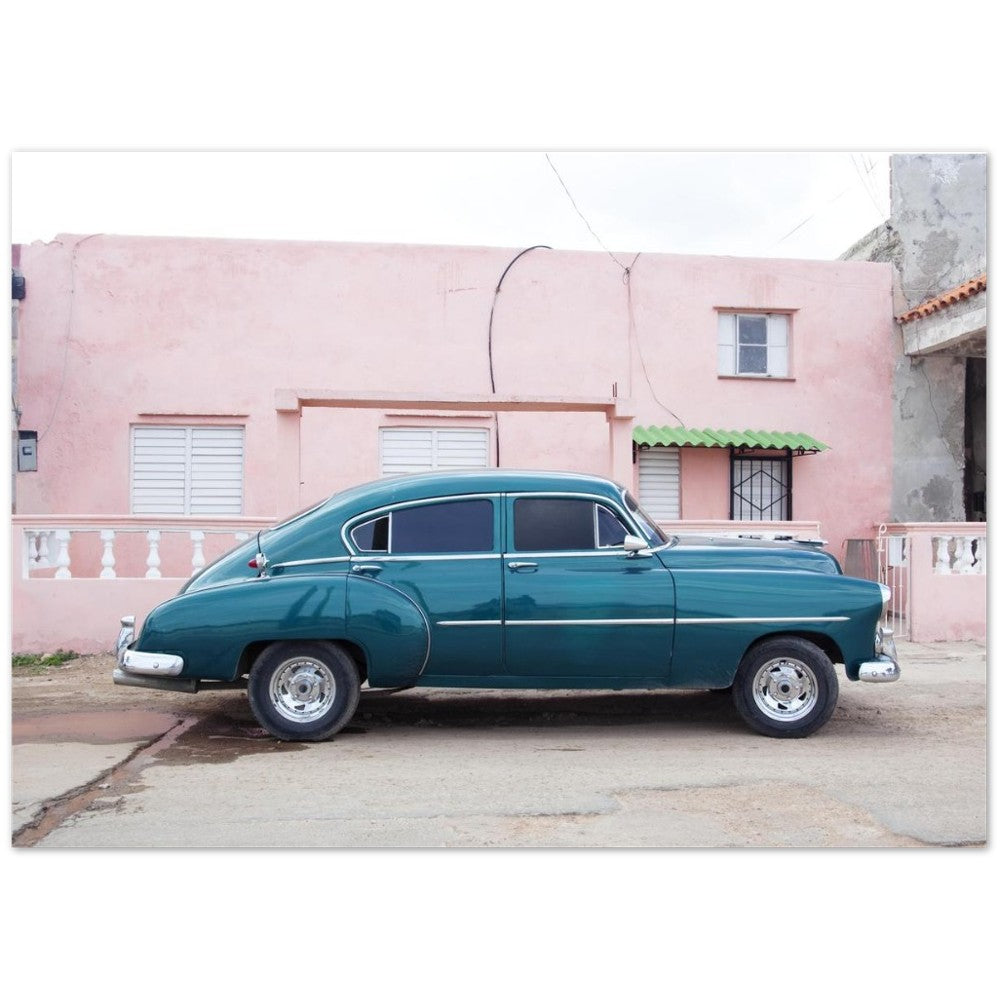 Poster - Vintage Car Havana Cuba - Classic Matte Museum Poster Paper