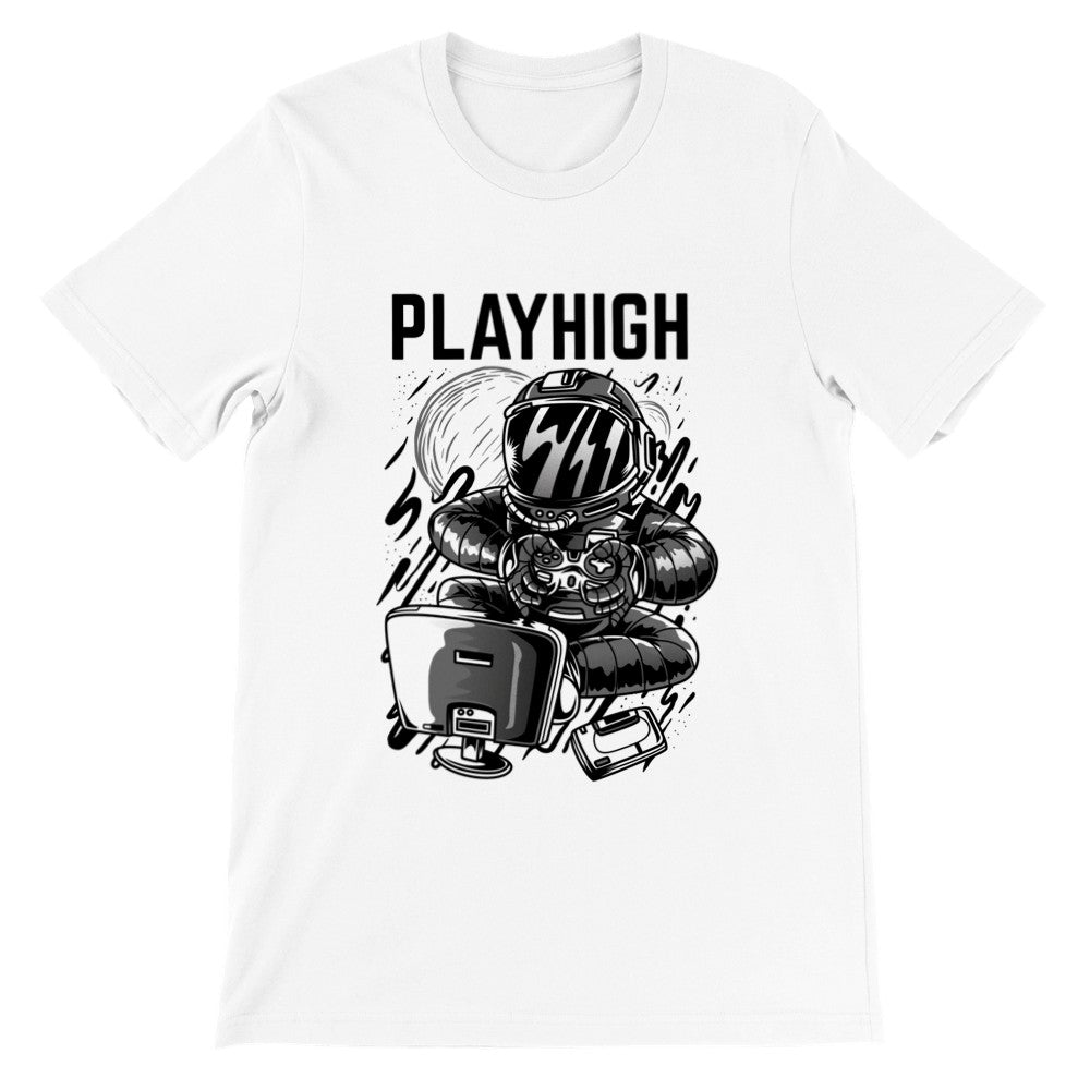 Gaming T-shirt - Play High Premium Unisex T-shirt
