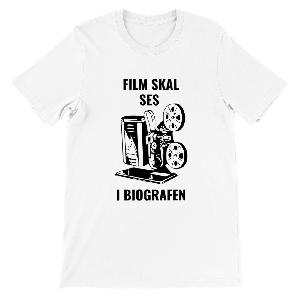 Sjove Film T-shirts - Film Skal Ses i Biografen - Premium Unisex T-shirt