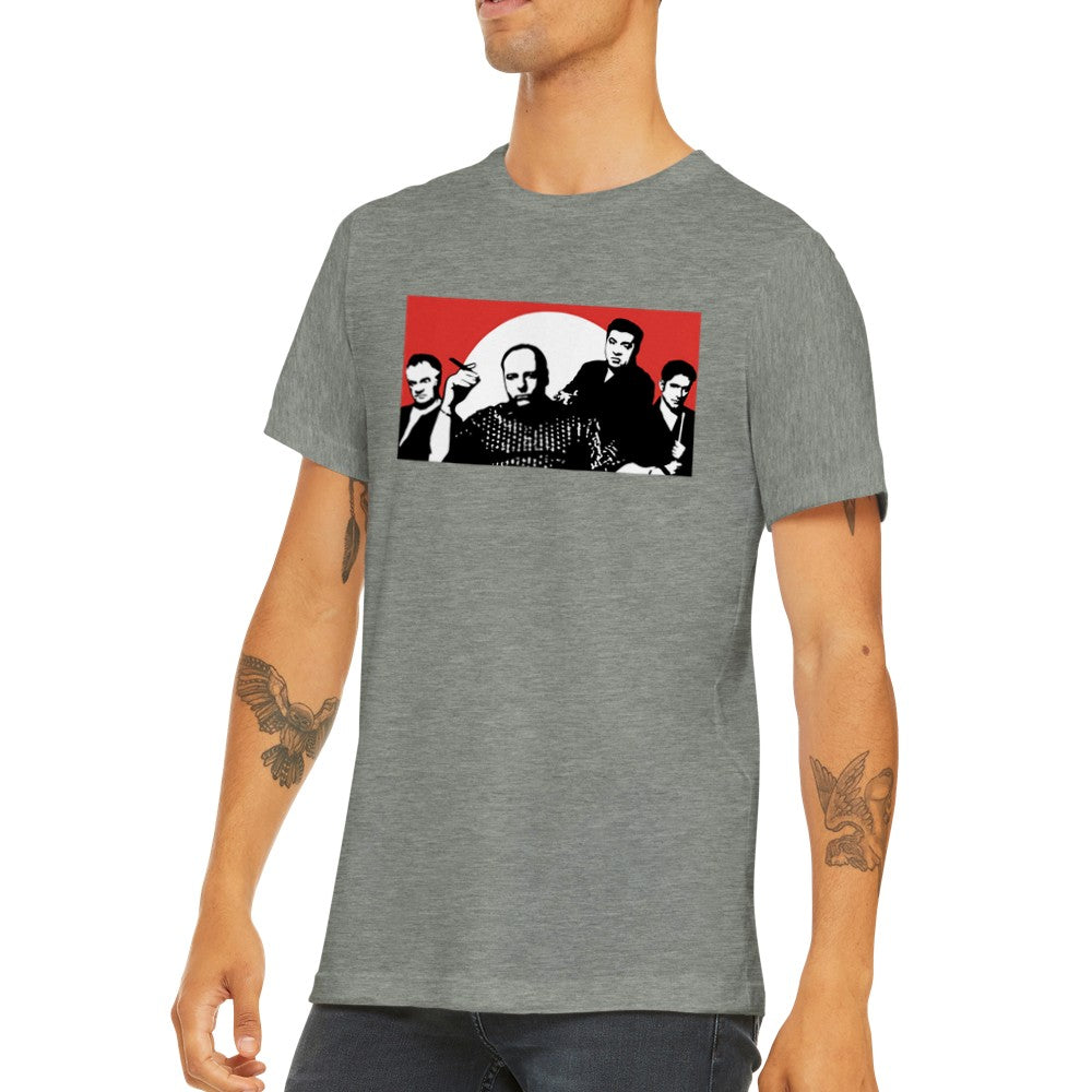 T-shirt -Mobster Gangsta Artwork - The Family Premium Unisex Crewneck T-shirt