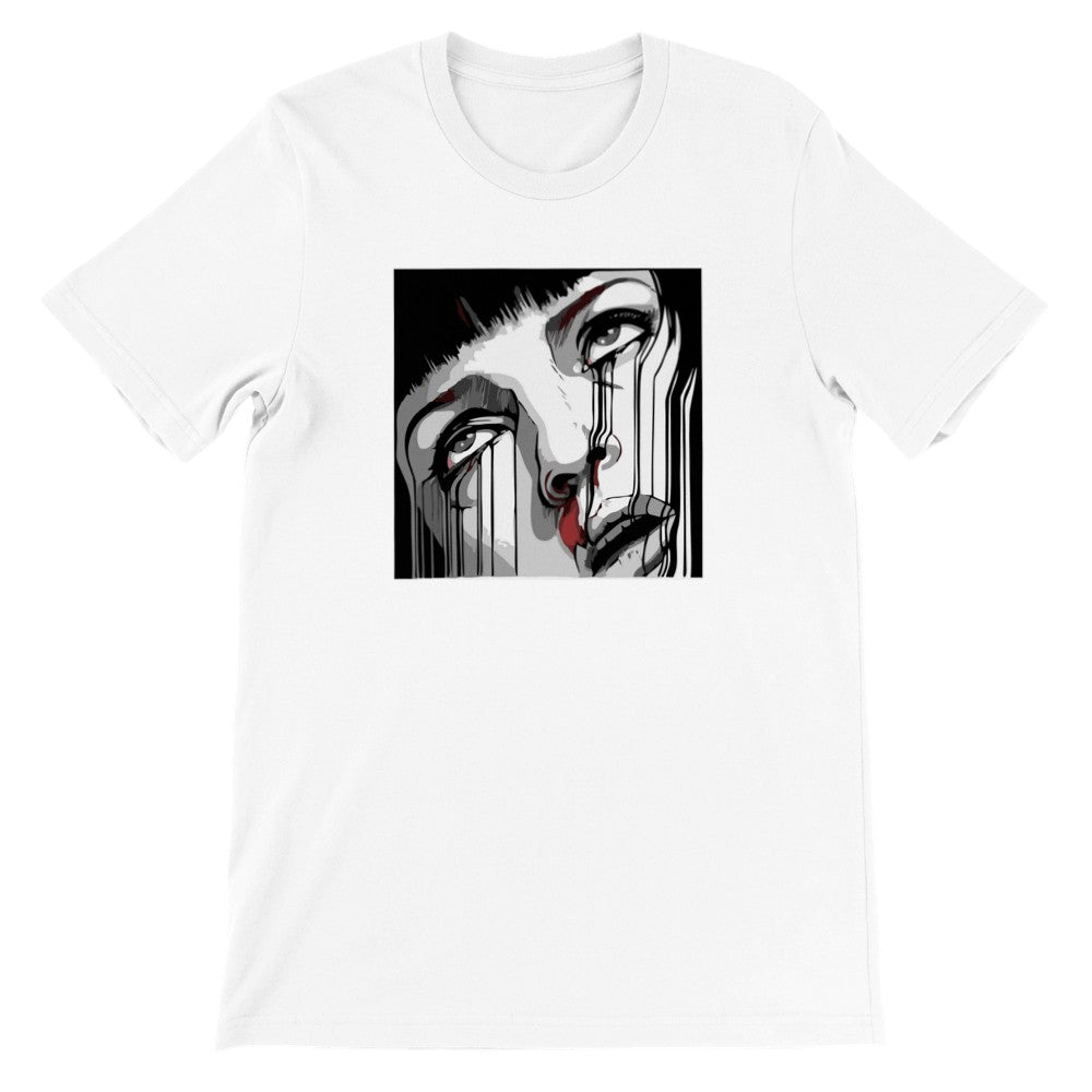 T-Shirt - Fiction Artwork - Mia Bleed Dark Premium-Unisex-T-Shirt