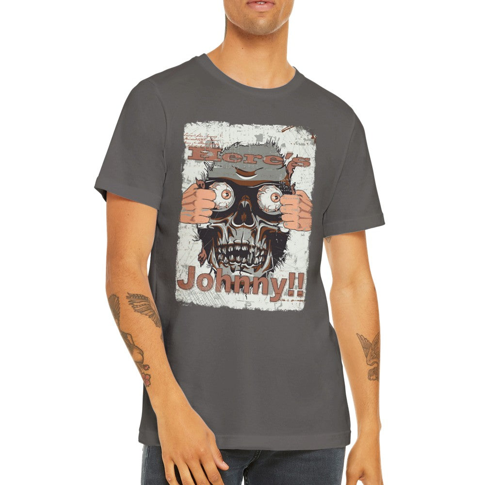 Film Artwork T-Shirts - Hier ist Johnny - Premium Unisex T-Shirt 