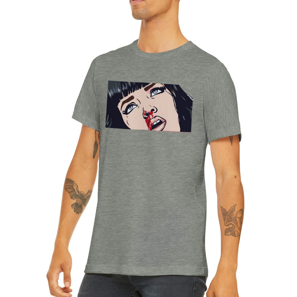 T-Shirt - Fiction Artwork - Mia Nose Bleed Premium Unisex T-Shirt