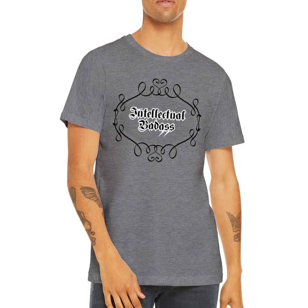 Lustige T-Shirts - Mensa Intellectual Badass - Premium Unisex T-Shirt 