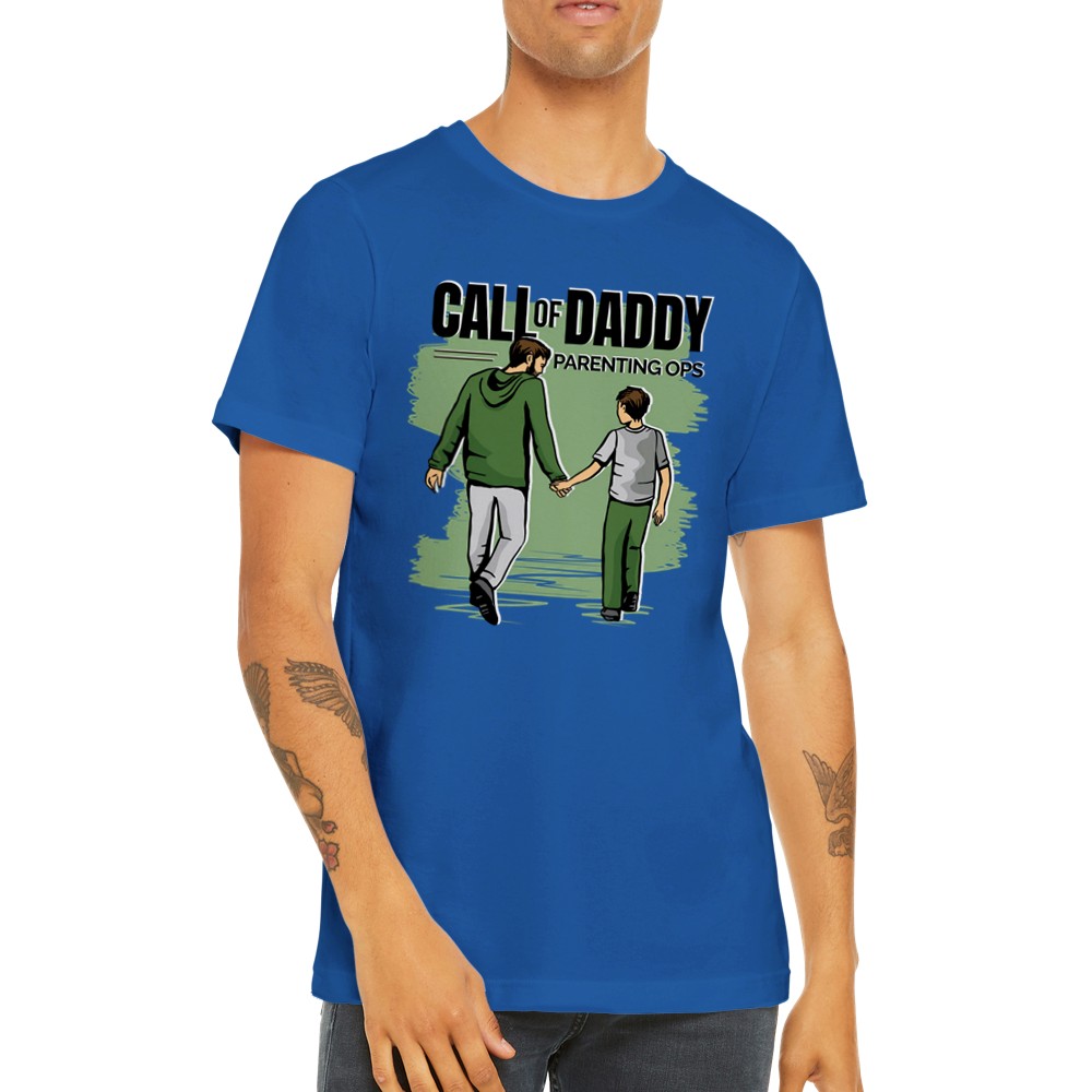 Quote T-shirt - For Dad - Call Of Daddy Gaming Premium Unisex T-shirt