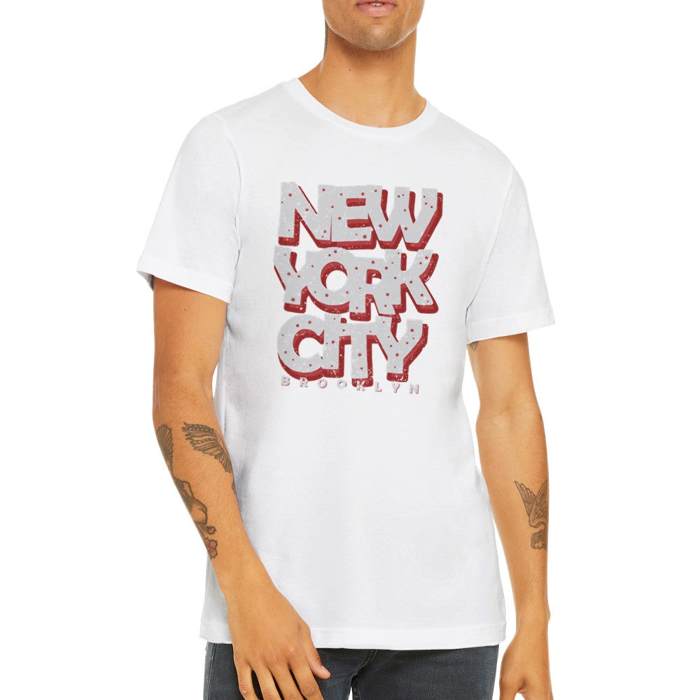 Funny T-Shirts - New York City Brooklyn Premium Unisex T-shirt