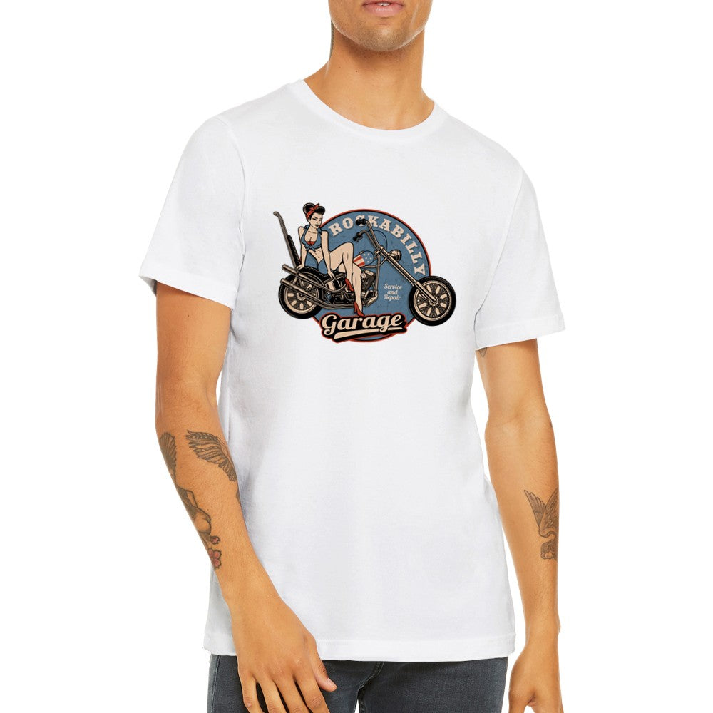 Musik T-Shirts - Rockabilly Garage Vintage - Premium Unisex T-Shirt