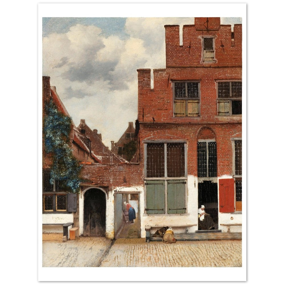 Plakat - Vermeer - The Little Street (1658) Plakat