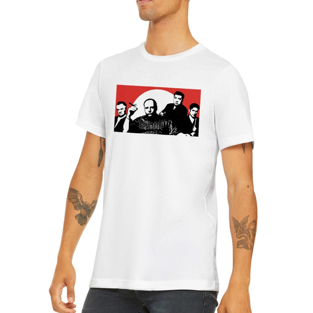 T-shirt -Mobster Gangsta Artwork - The Family Premium Unisex Crewneck T-shirt