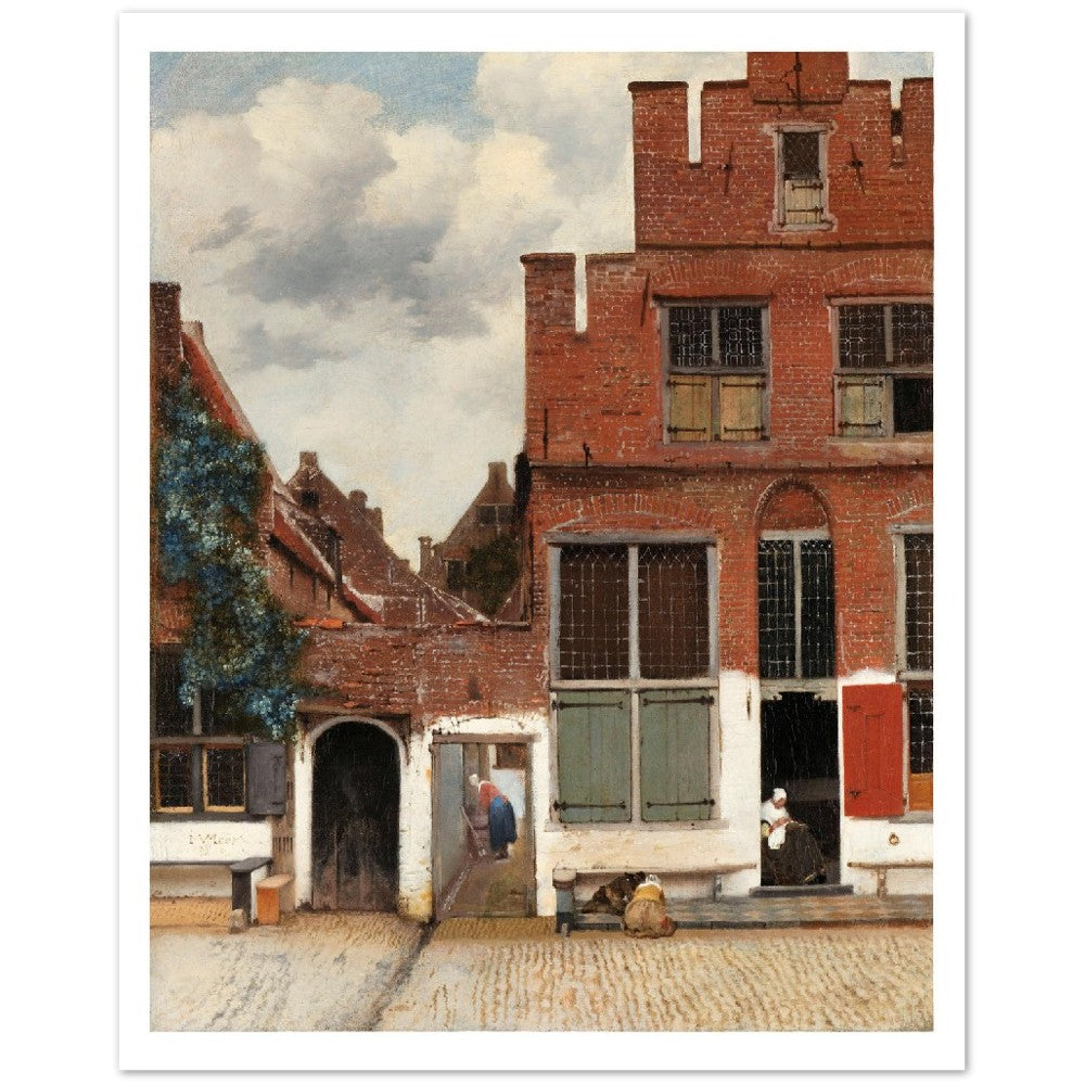 Plakat - Vermeer - The Little Street (1658) Plakat
