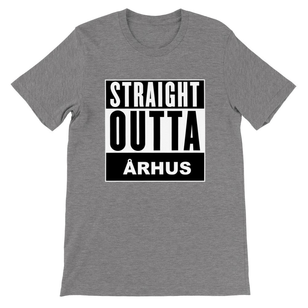 Jove By T-shirts - Straight Outta Aarhus - Premium Unisex T-shirt