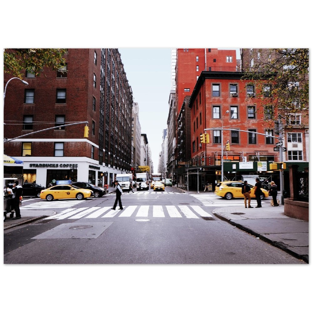 Plakat - New York City Madison Avenue By Plakat - Premium Mat Papir