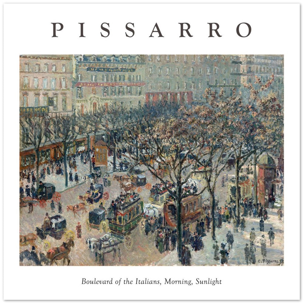 Plakat - Camille Pissarro Boulevard of the Italians