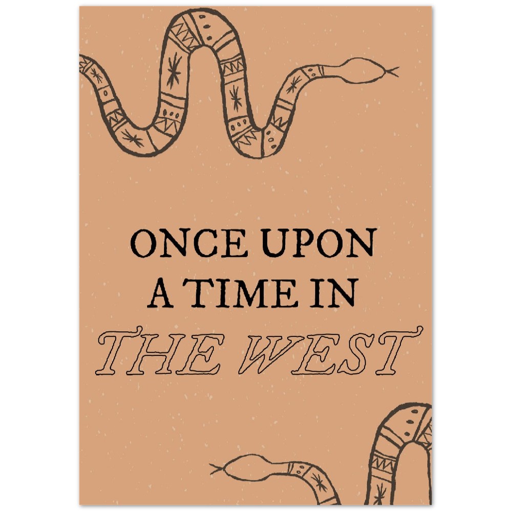 Plakat - Retro Americana - Once Upon A Time In The West
