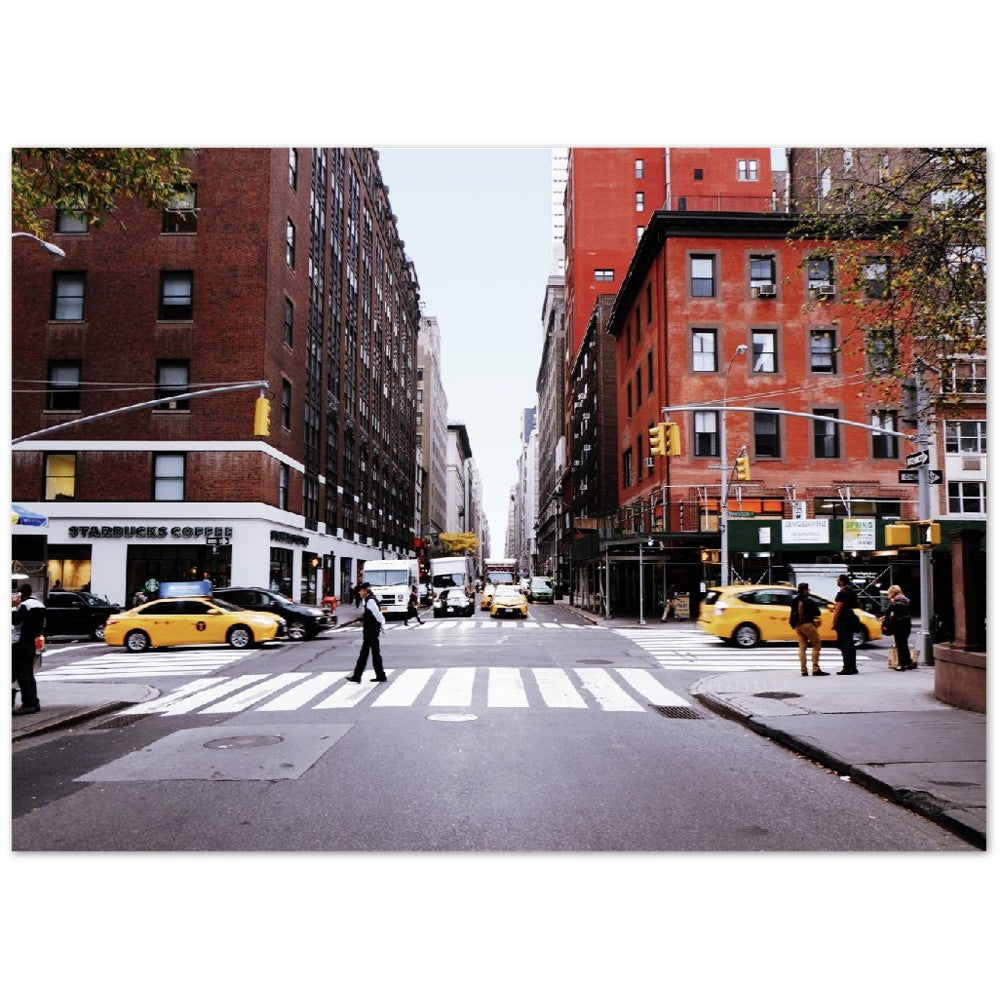 Poster - New York City Madison Avenue City Poster - Premium Matte Paper 