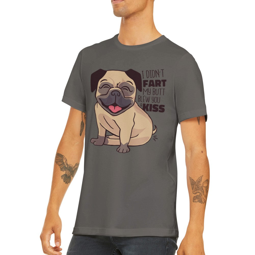 Quote T-shirt - Funny designs - French Bulldog I Didnt Speed ​​Premium Unisex T-shirt