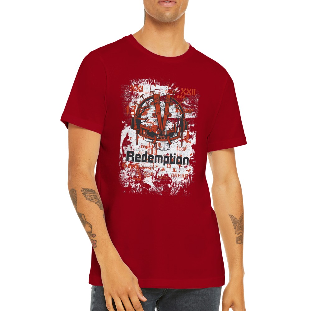 Artwork T-shirts - The Red Dread Redemption - Premium Unisex T-shirt