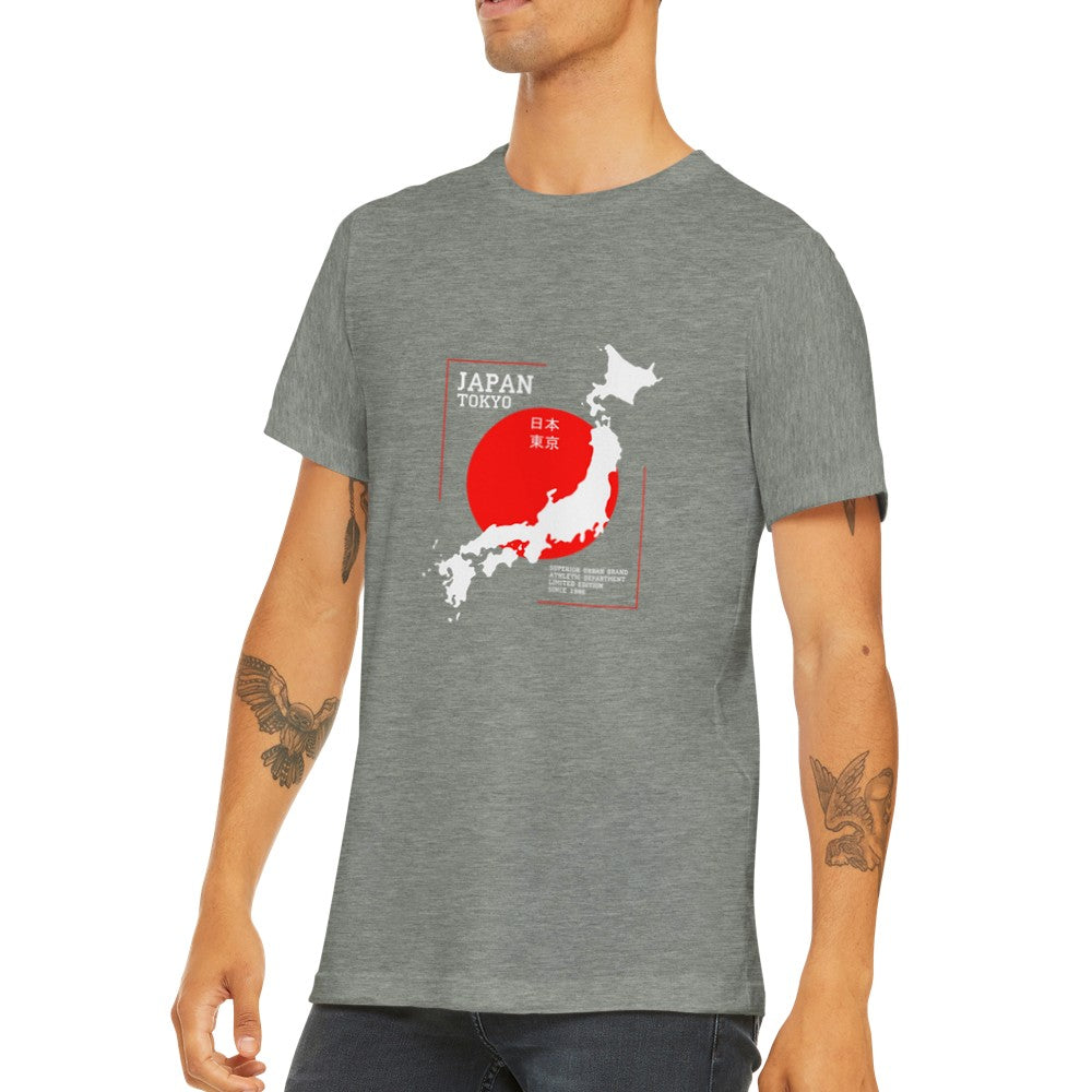 Zitat-T-Shirts - Japan Country Artwork Premium Unisex T-Shirt