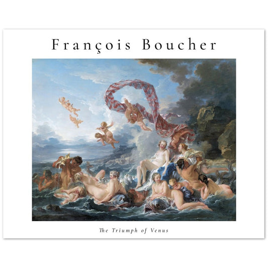 Poster - Francois Boucher - Der Triumph der Venus - Rokoko-Illustration