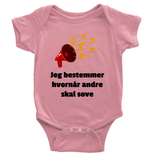 Classic Onesie Baby Body - Ich entscheide, wann andere schlafen