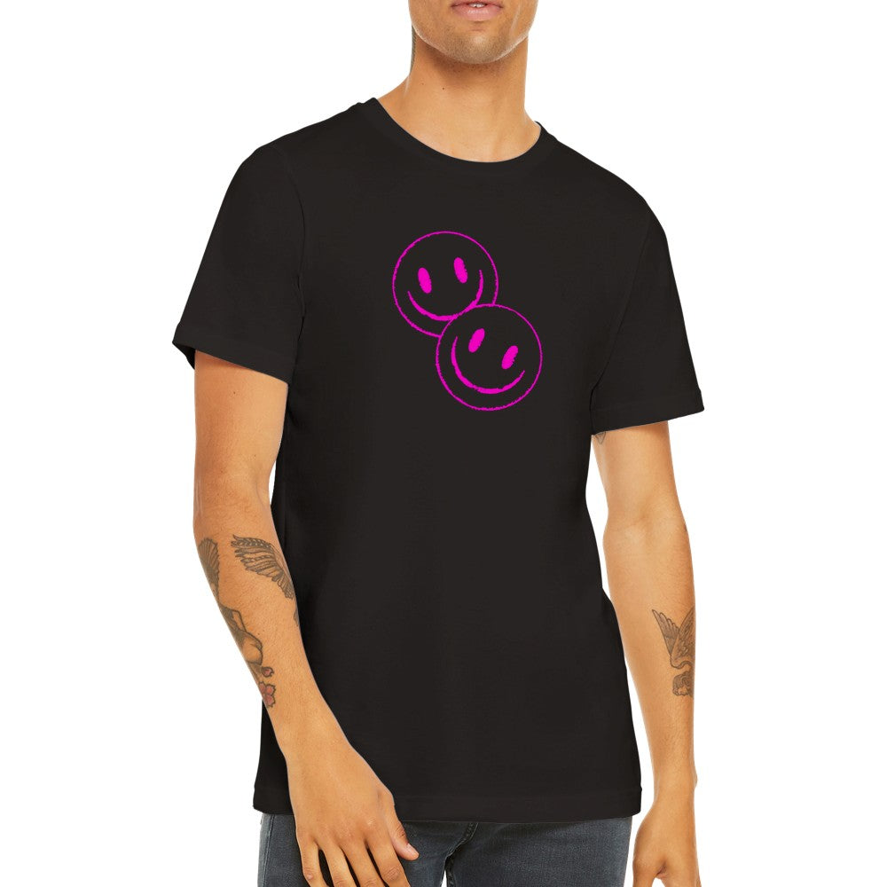 Artwork t-shirt - Cyprus Punk Style Smiley - Premium Unisex T-shirt