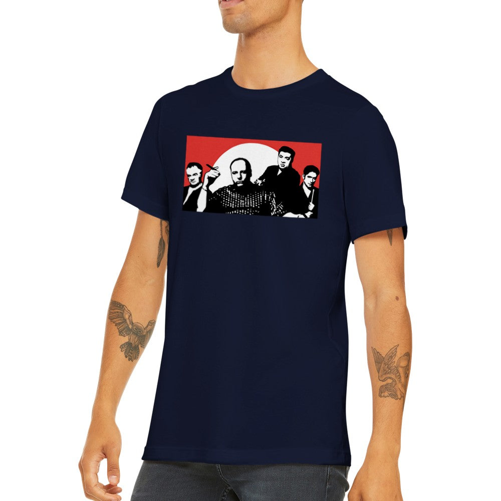 T-shirt -Mobster Gangsta Artwork - The Family Premium Unisex Crewneck T-shirt