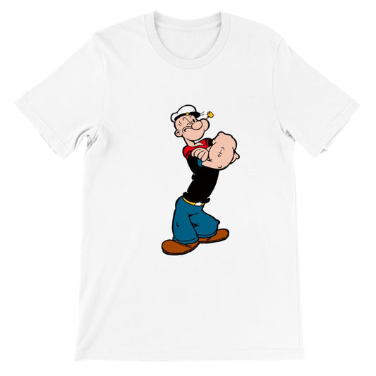 Artwork T-shirt - The Popeye Stand - Premium Unisex Crewneck T-shirt