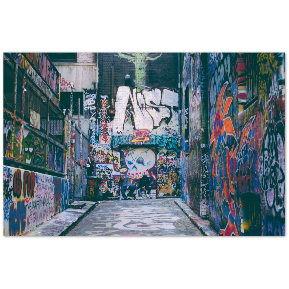 Plakat - Street Art - Graffiti Hoiser Lane Melbourne