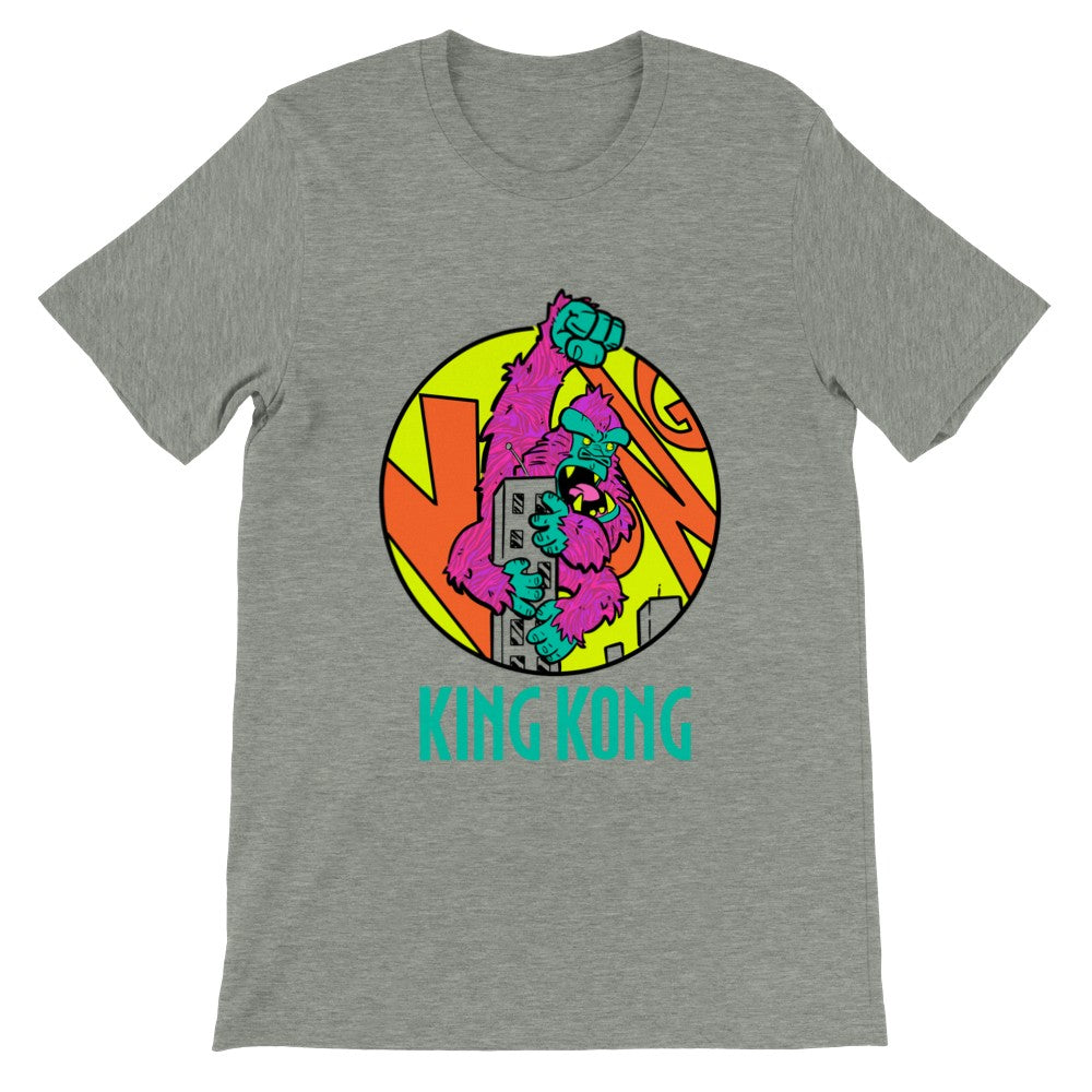 T-shirt - King Kong Artwork - Retro Cartoon Art Premium Unisex T-shirt