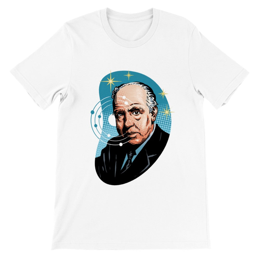Celeb T-shirts - Niels Bohr Artwork - Premium Unisex T-shirt