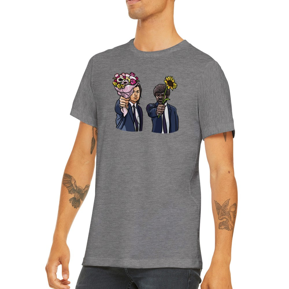 T-Shirt - Fiktions-Grafik - Blumen-Liebes-erstklassiges Unisex-T-Shirt
