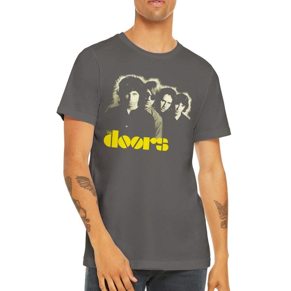 Musik T-shirt - The Doors Artwork - Classic Art Premium Unisex T-shirt