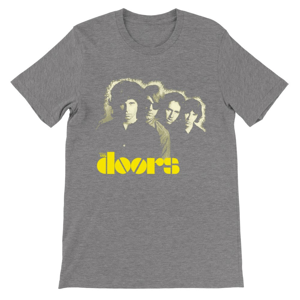 Musik T-shirt - The Doors Artwork - Classic Art Premium Unisex T-shirt