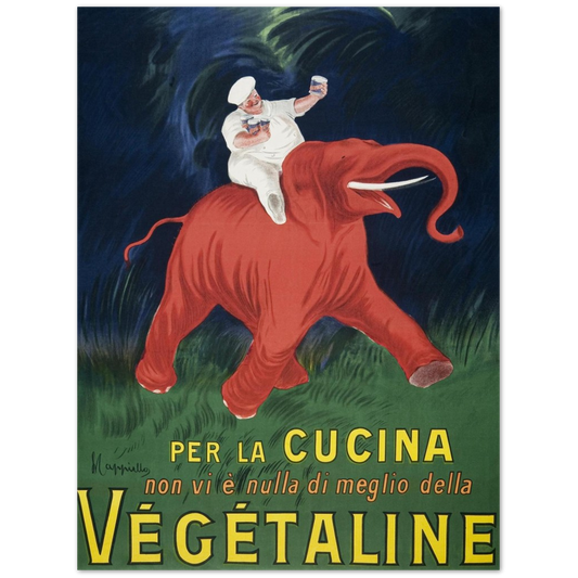 Plakat Vegetaline (1910) tryk i høj opløsning af Leonetto Cappiello