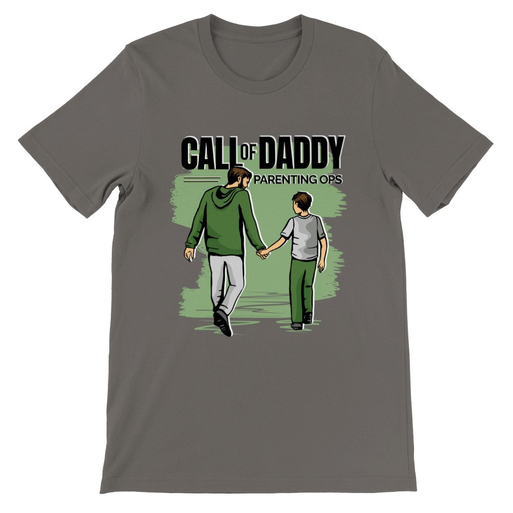 Quote T-shirt - For Dad - Call Of Daddy Gaming Premium Unisex T-shirt