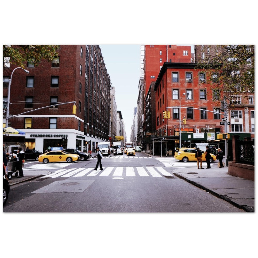 Poster - New York City Madison Avenue City Poster - Premium Matte Paper 