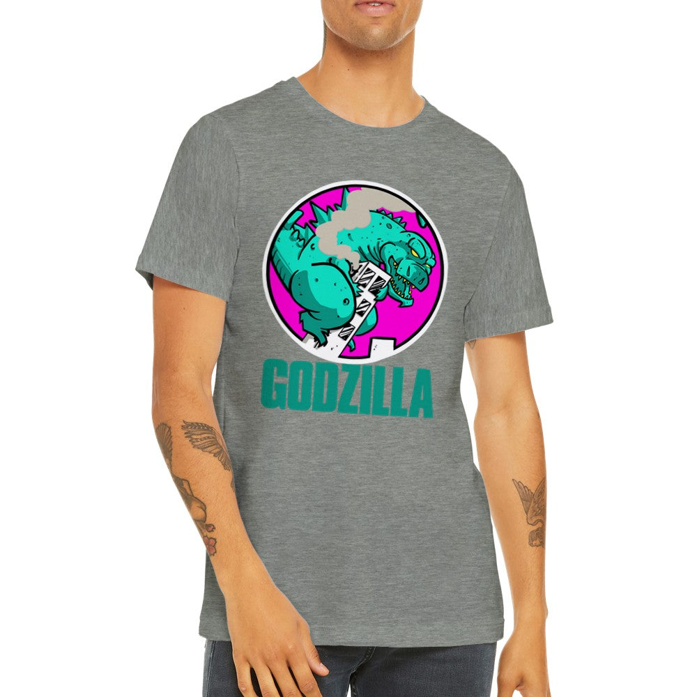 T-shirt - Godzilla Artwork - Retro Cartoon Art Premium Unisex T-shirt