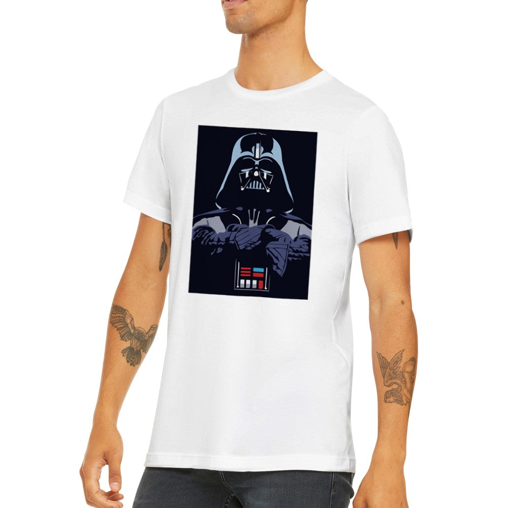 T-Shirt - Vader Artwork - Brutto-Zeichnung Premium-Unisex-T-Shirt