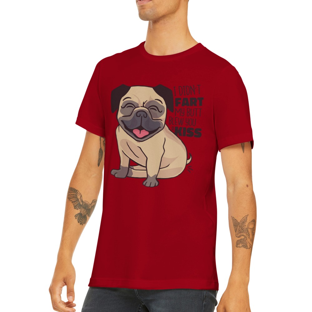 Zitat T-Shirt - Lustige Designs - Französische Bulldogge Ich habe nicht gefurzt Premium Unisex T-Shirt