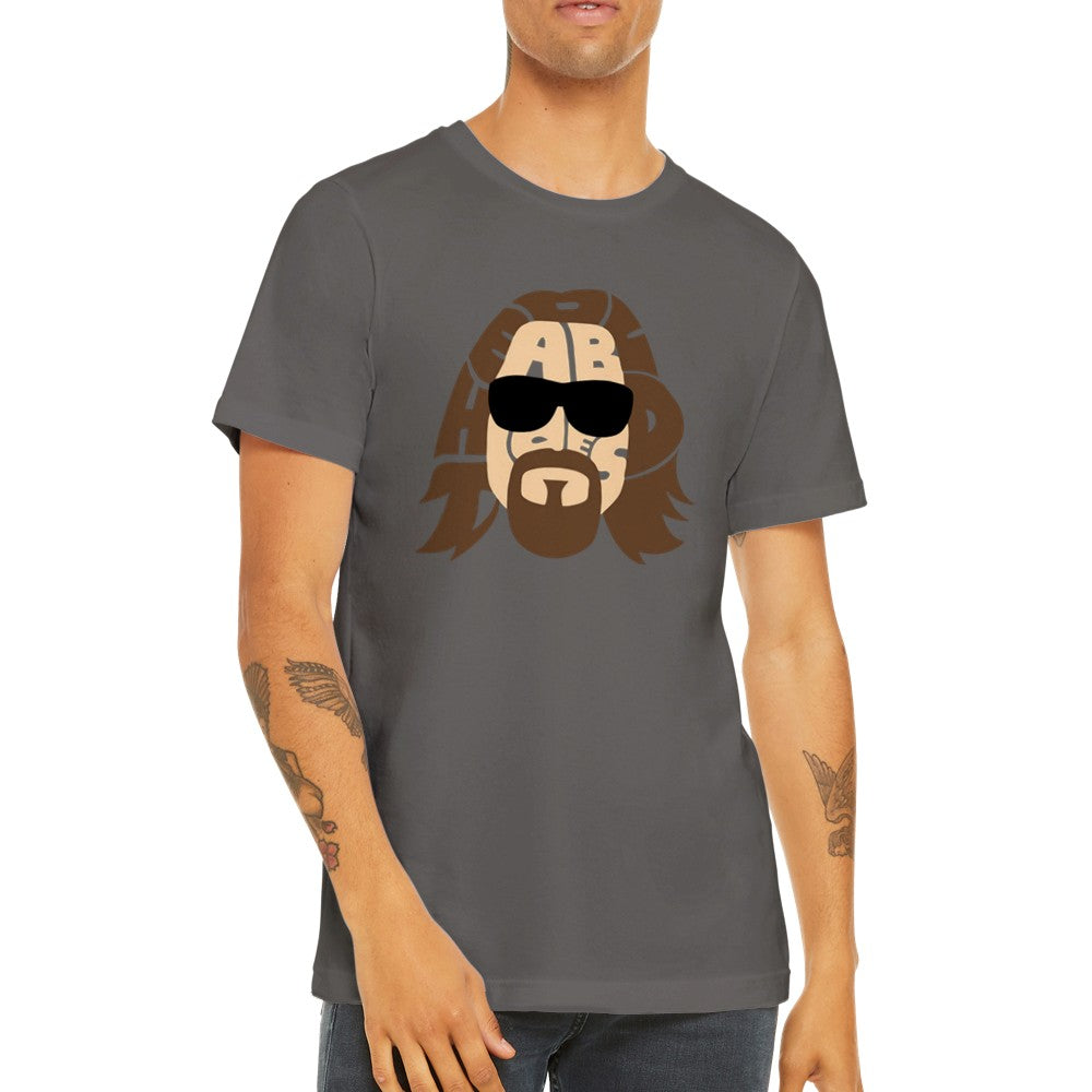 T-shirt - Lebowski Artwork - The Dude Sunglass - Premium Unisex T-shirt