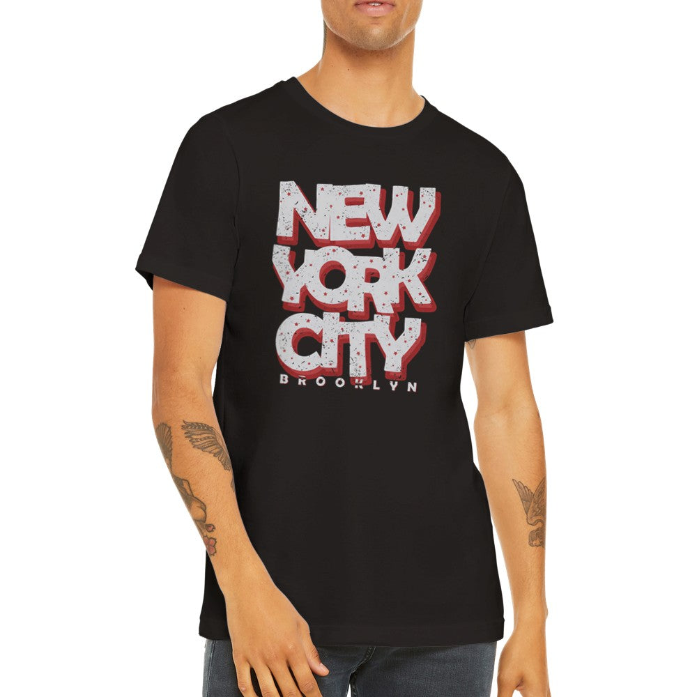 Funny T-Shirts - New York City Brooklyn Premium Unisex T-shirt